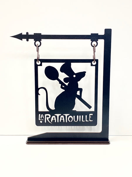 Hanging Rat Chef Sign (Freestanding)