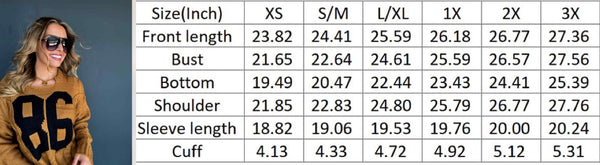 PREORDER: Varsity 86 Sweatshirt