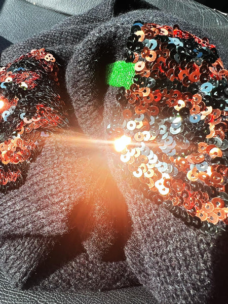 Sequin Pumpkin Sweater
