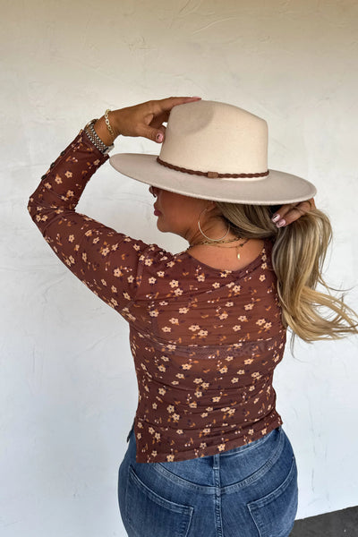 PREORDER: Annie Vneck Mesh Top