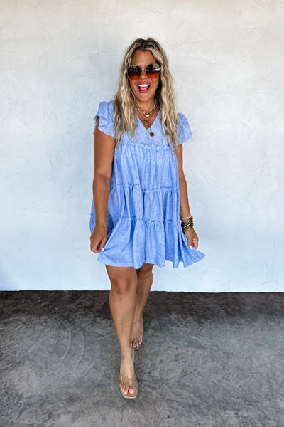 PREORDER: Day Dreaming Ruffle Dress