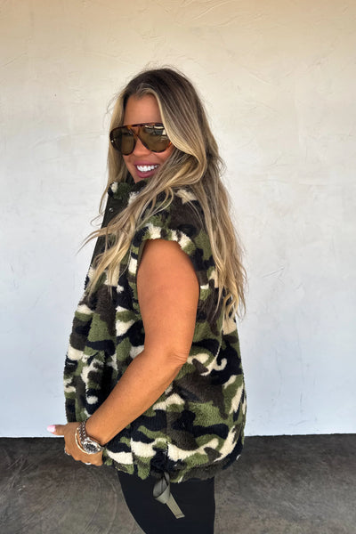 PREORDER: Linden Sherpa Vest Jacket