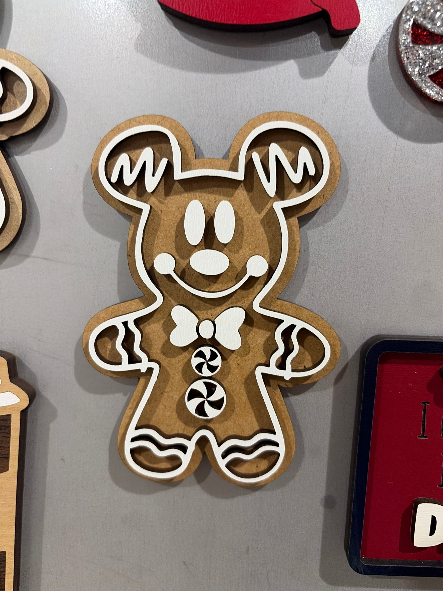 Gingerbread Mouse Magnet