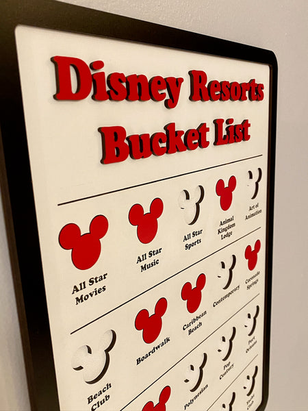 WDW Resort Bucket List Sign