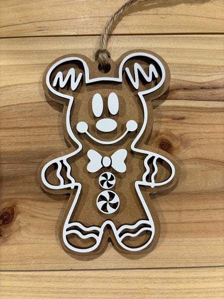 Gingerbread Mouse Ornament