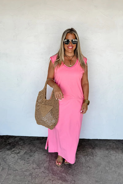 PREORDER: Relaxed Summer Split Hem Dress