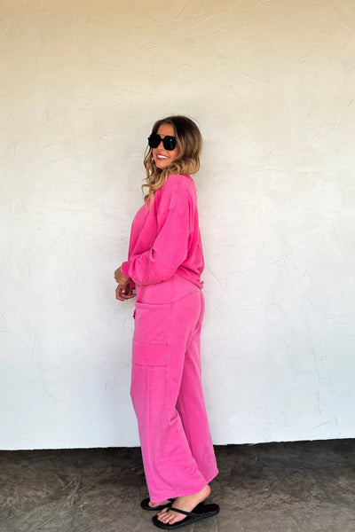 PREORDER: Faded Feels VNeck Pullover