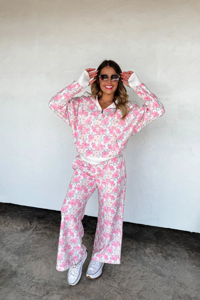 PREORDER: Floral & Cheetah Easy Does it Pullover