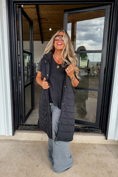 PREORDER: Kendall Long Puffer Vest