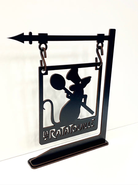 Hanging Rat Chef Sign (Freestanding)