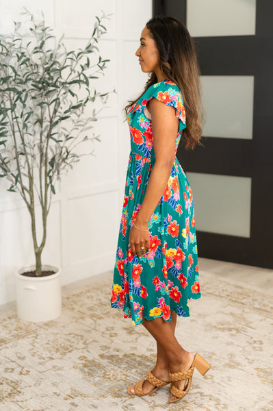 Daisy Me Rollin' Flutter Sleeve Dress