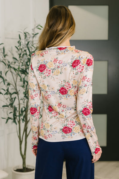 Direction to Perfection High Neck Long Sleeve Top