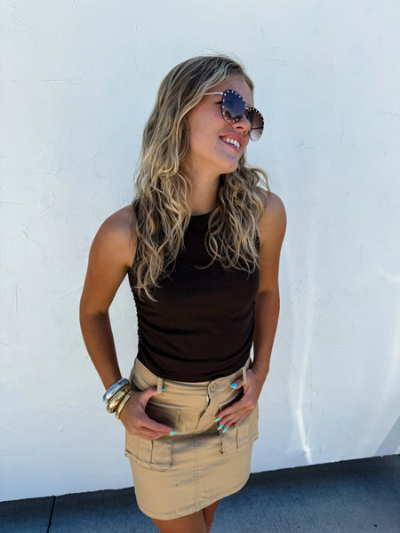 PREORDER: Carly Cargo Skirt in Assorted Colors