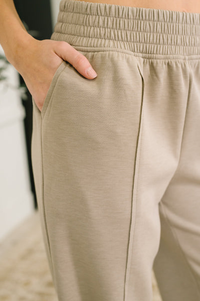 Every Second, Every Hour Jogger Bottoms in Ash Mocha