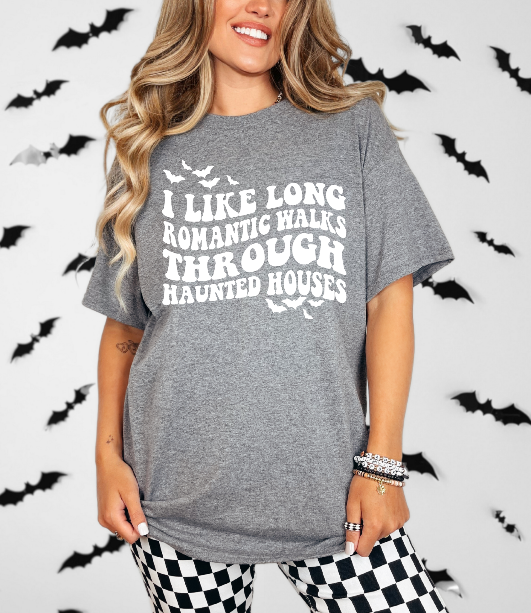 Long Haunted Walks Graphic Tee