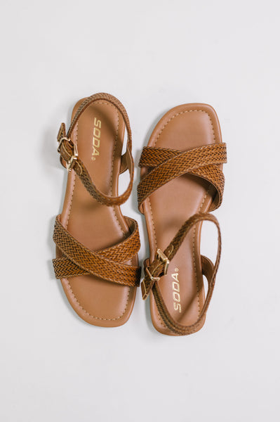 Marlene Ankle Strap Woven Sandal