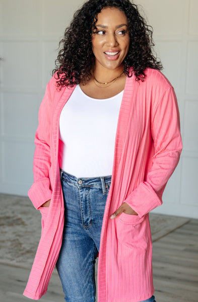 Modern Idealist Open Front Cardigan