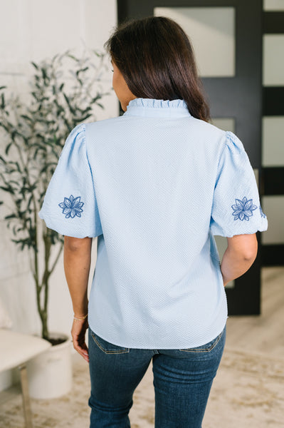 That Easy Notch Neck Blouse