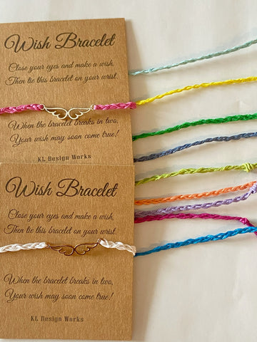 Wish Bracelet - Angel Wing Double