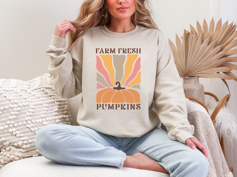 Farm Fresh Pumpkins Sweatshirt