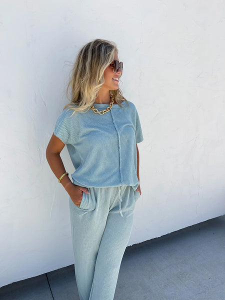 Sophia Ribbed Pants in Four Colors