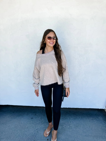 Kali Mineral Wash Sweatshirt In Assorted Colors