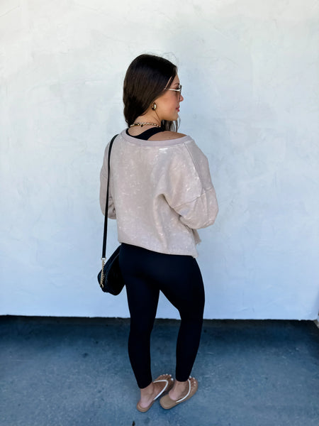 Kali Mineral Wash Sweatshirt In Assorted Colors