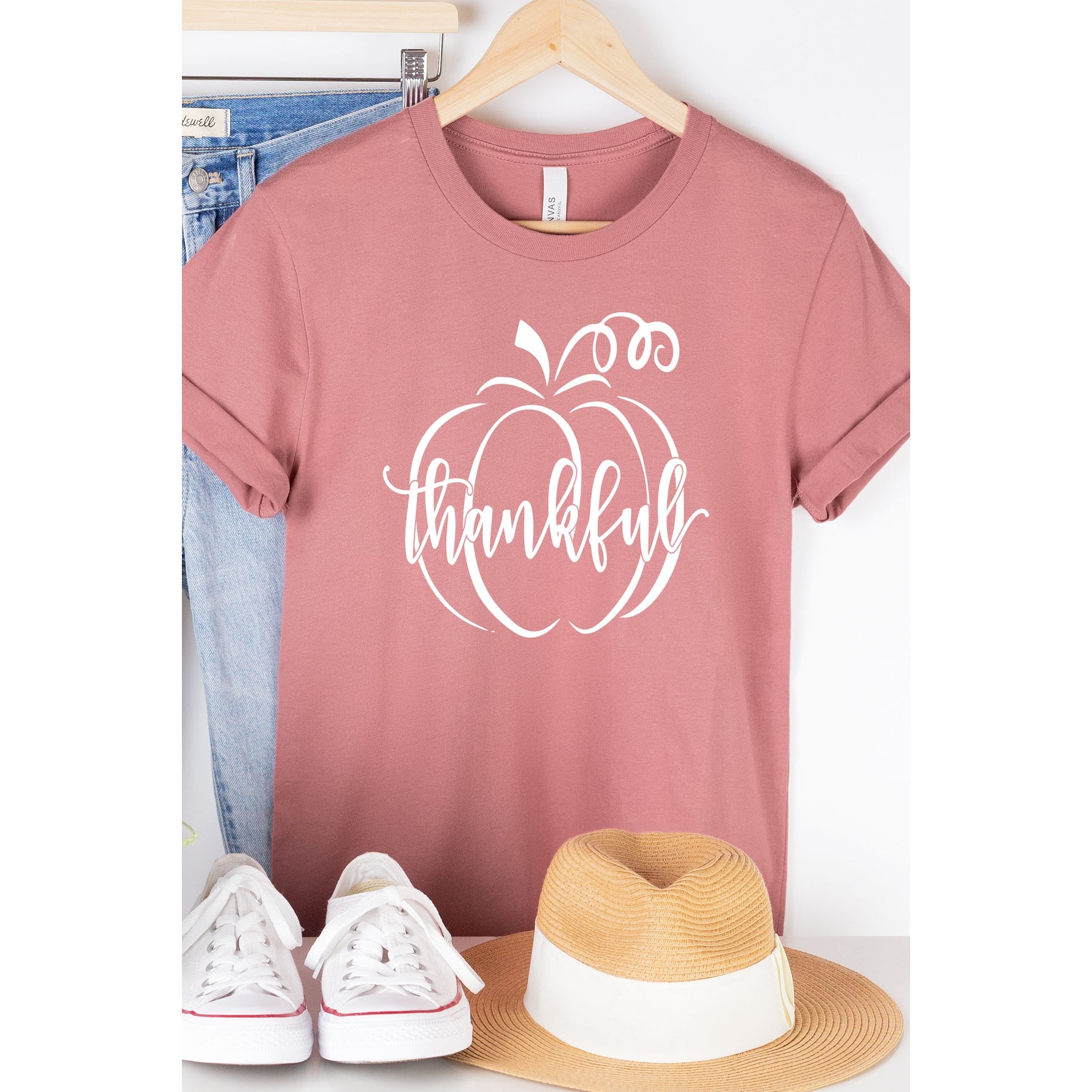 MAUVE Thankful Fall Graphic Tee