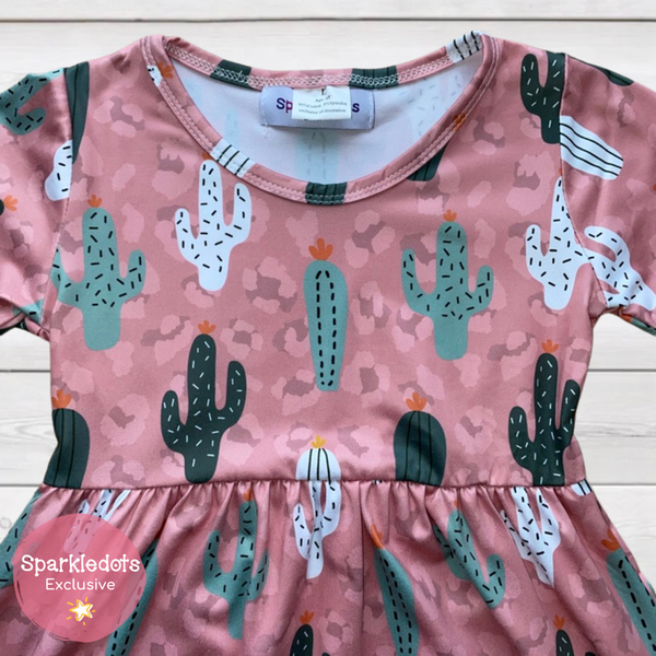 Dusty Rose Cactus Tunic