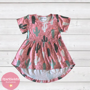 Dusty Rose Cactus Tunic