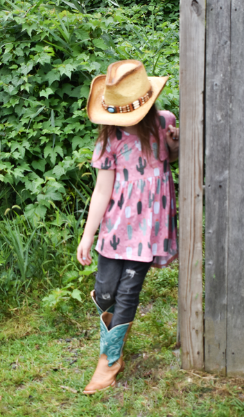 Dusty Rose Cactus Tunic