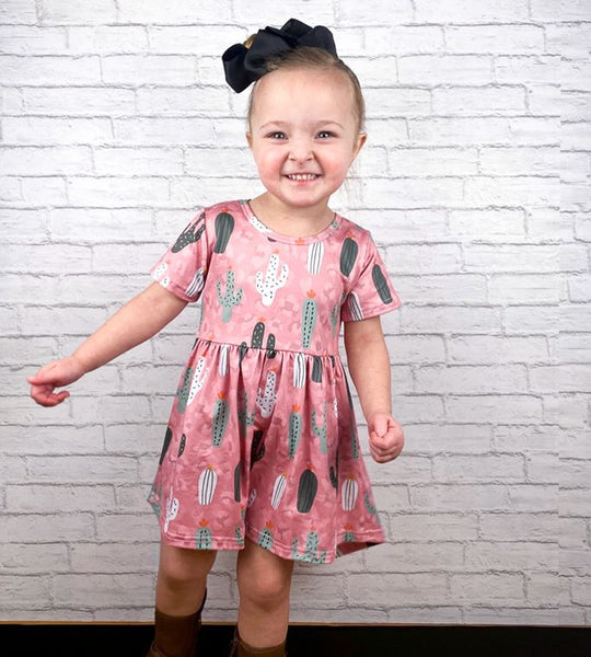 Dusty Rose Cactus Tunic