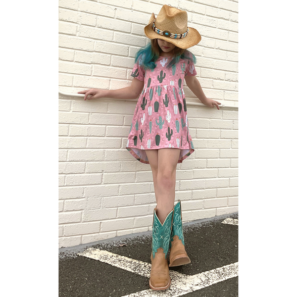 Dusty Rose Cactus Tunic