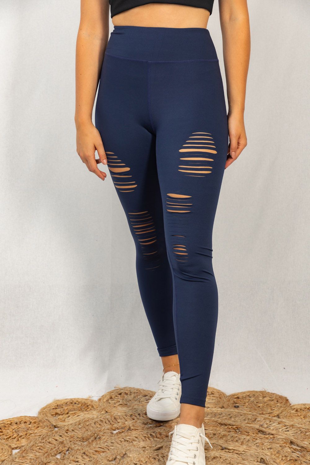 LASER LEGGINGS - NAVY
